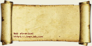 Tina Bandović vizit kartica